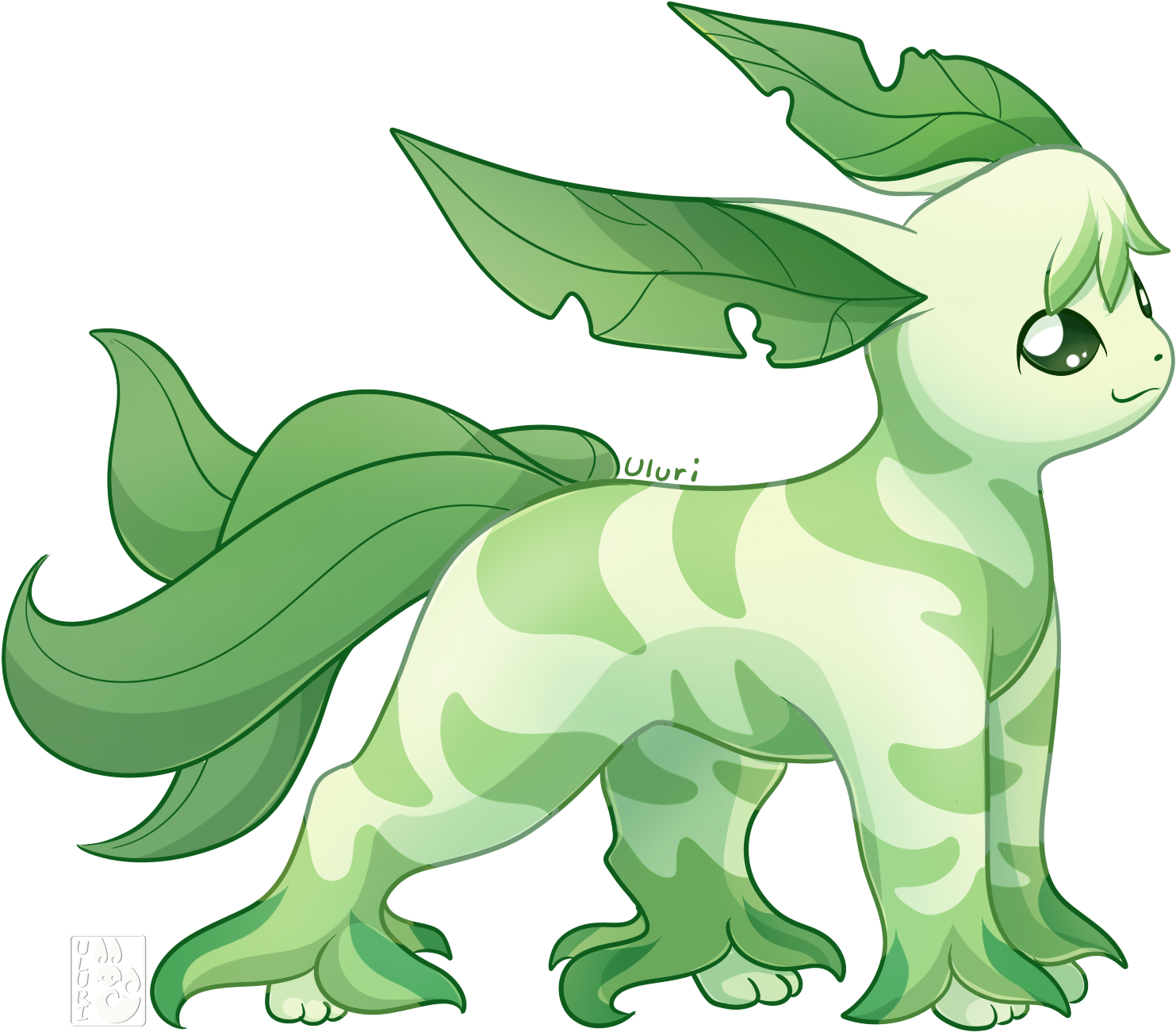 Beta Leafeon - Pokemon Gold Beta Leafeon (1500x1316), Png Download