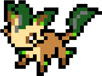 Leafeon - Leafeon Sprite (1200x1200), Png Download