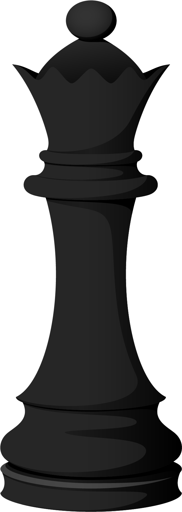 Queen Chess Piece - Individual Chess Pieces Png (1640x2112), Png Download