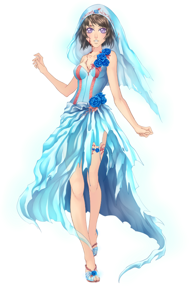 Outfit Lost Bride - Lost Bride Eldarya (609x923), Png Download