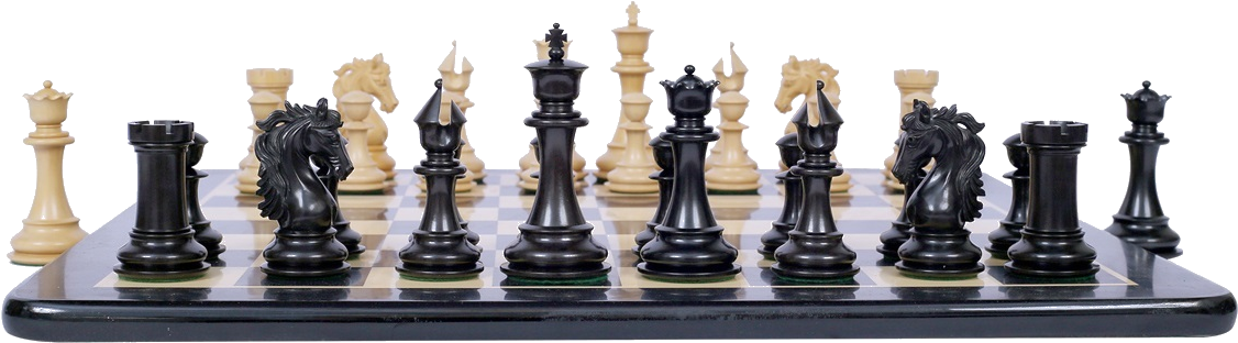 S - Staunton Chess Set (1133x527), Png Download