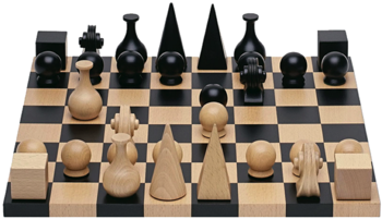 Wood Chess Set By Man Ray (427x600), Png Download