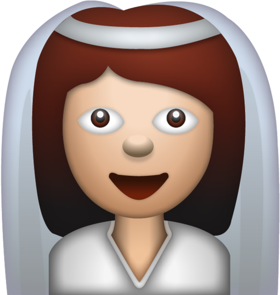 Bride Emoji Png - Bride Emoji (600x600), Png Download