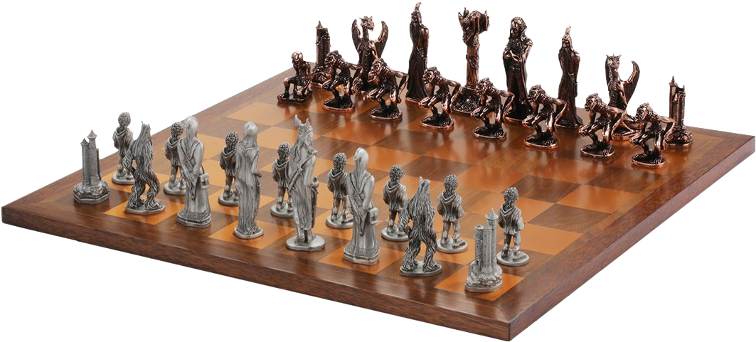 The Lord Of The Rings - Chess (1070x700), Png Download