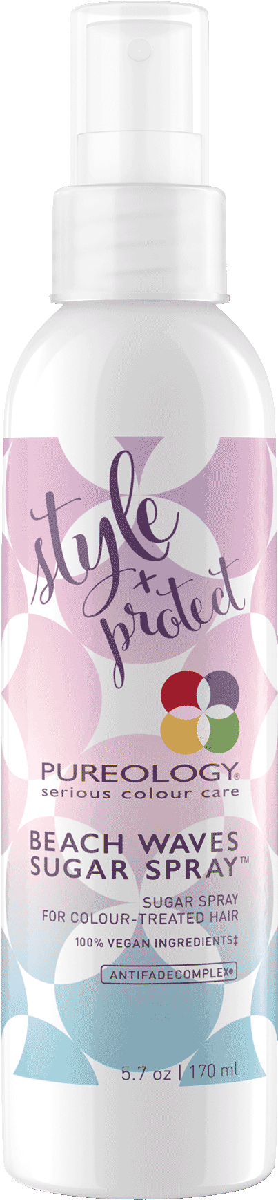 Pureology Style Protect Beach Waves Sugar Spray (874x1024), Png Download