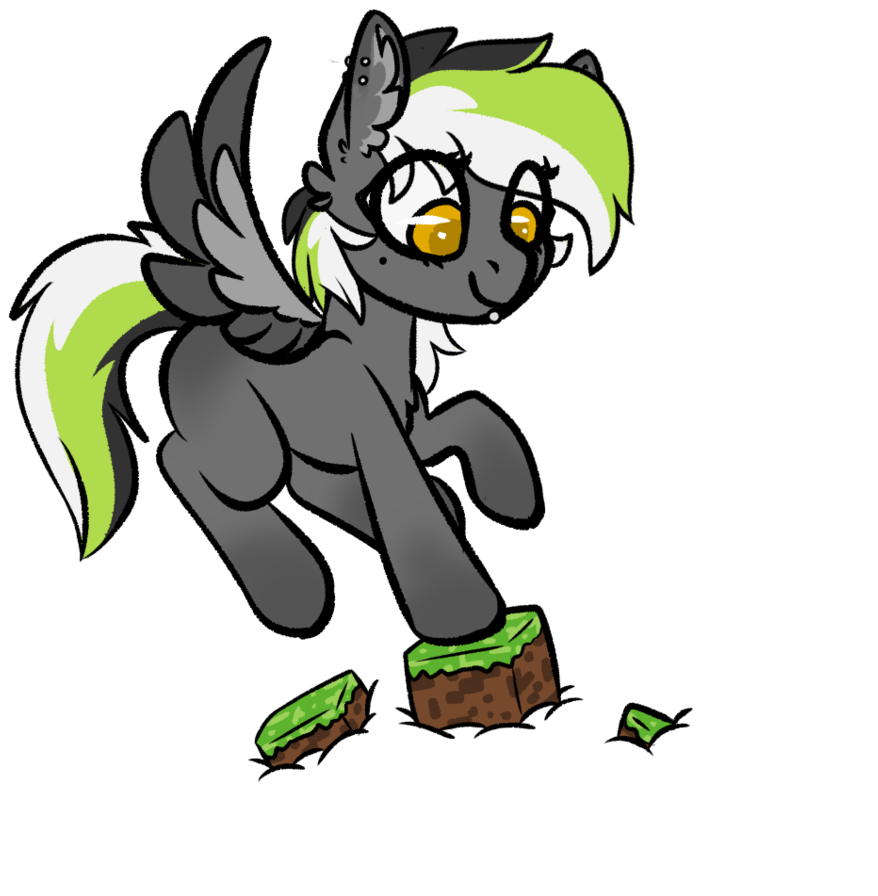 Spoopygander, Chest Fluff, Chibi, Colored Wings, Cute, - Cartoon (1238x1024), Png Download