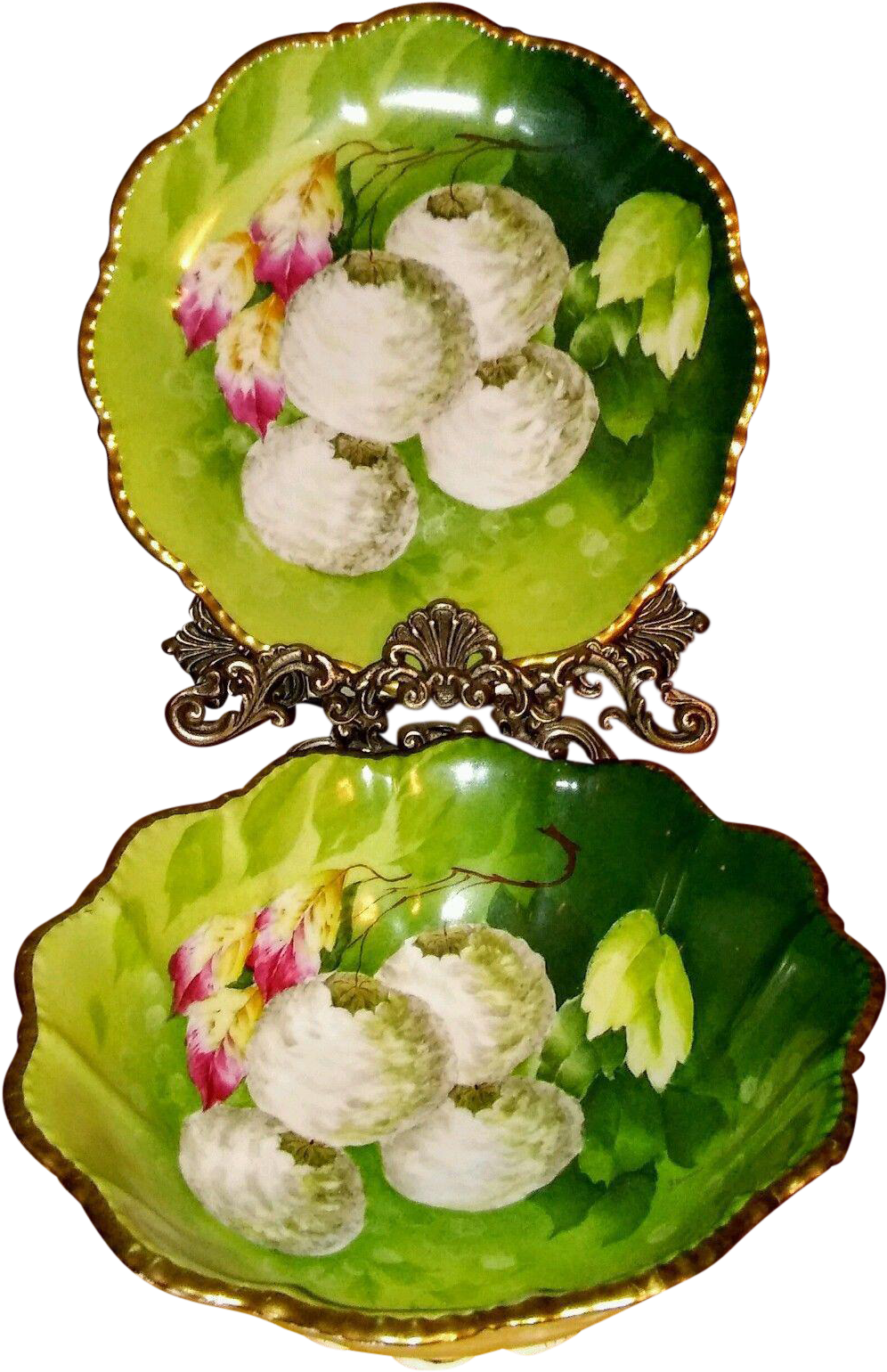 Bowl Transparent Floral - Ceramic (1106x1710), Png Download