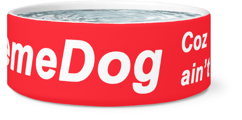 [supreme Dog] Bowl - Dog (1024x1024), Png Download
