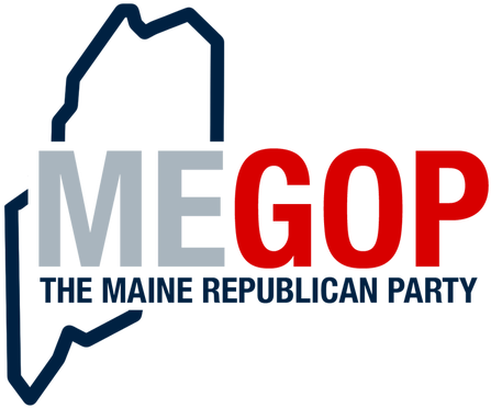 Ratified By The Maine Republican State Convention, - Maine Gop (481x482), Png Download