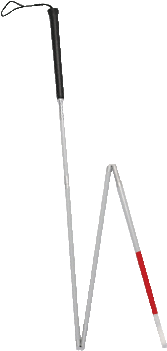 Folding Blind Cane With Putter Grip And Wrist Strap - Pitching Wedge (350x350), Png Download
