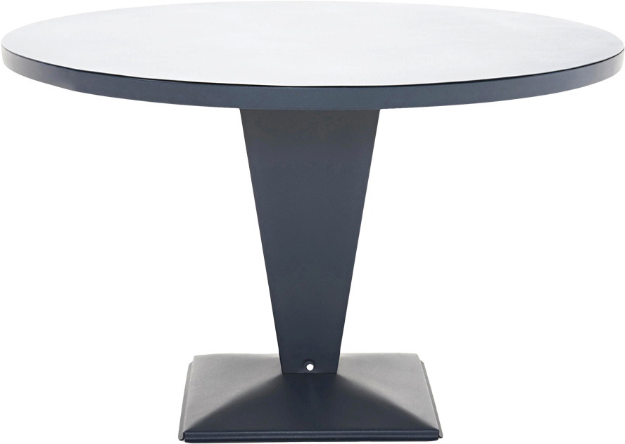 Tolix Pedestal Kub Round Table 110cm - Table (900x900), Png Download