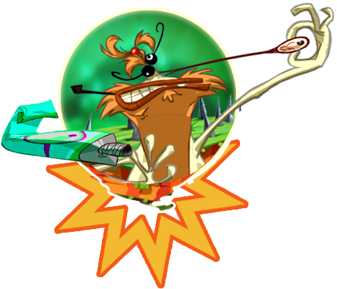 Rayman Origins Mosquito (483x415), Png Download