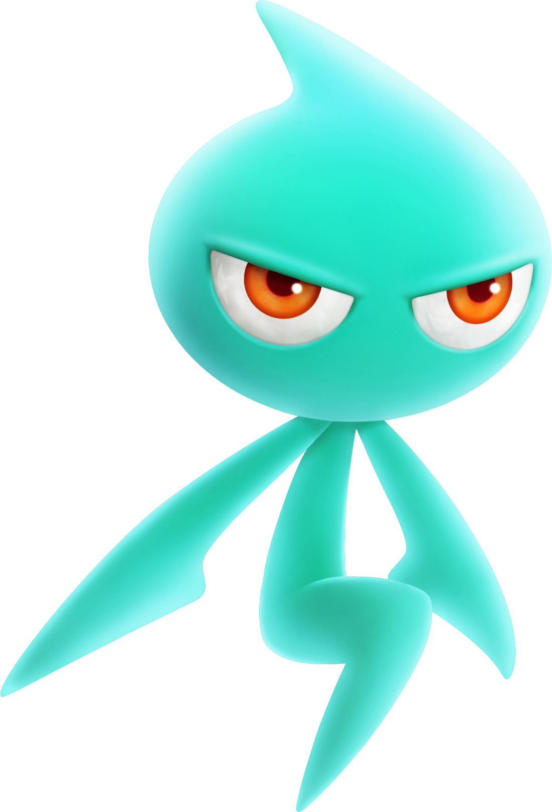 Lazer Clipart Super Powers - Sonic Colors Cyan Wisp (1099x1616), Png Download