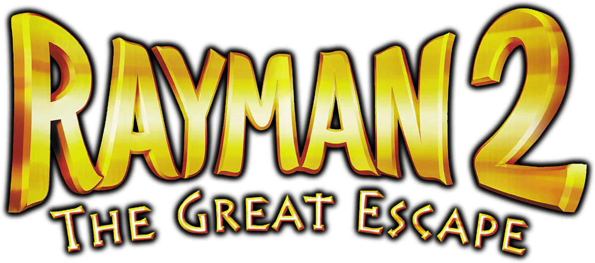 Rayman - Rayman 2 The Great Escape Logo (1200x531), Png Download
