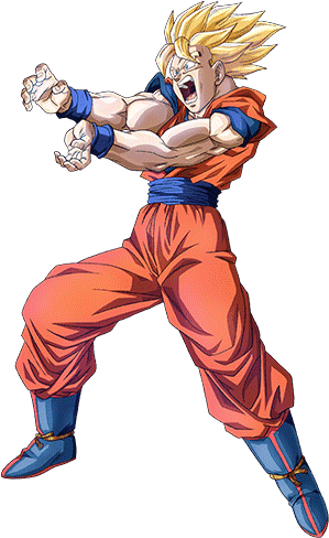 Background For Super Saiyan Goku Miraculous Kamehameha - Goku Gohan Goten Kamehameha Png (426x568), Png Download