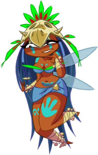 Holly Luya - Rayman Origins Holly Luya (440x640), Png Download
