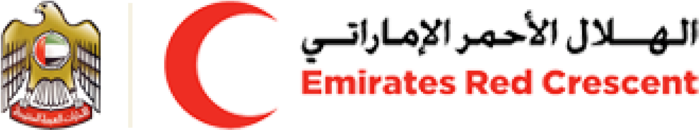 الغدير للحِرف الإماراتية - Red Crescent In Uae (1446x410), Png Download