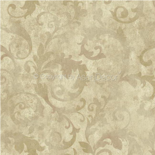 Papel De Parede Dimensional Effects Arabesco Envelhecido - York Wallcoverings Td4718 Bianca Wallpaper, Silver (740x500), Png Download