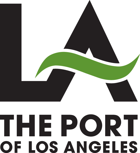 Port Of Los Angeles Logo (599x651), Png Download