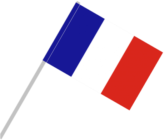 France Flag Png Transparent Images - France Flag Pole Png (640x480), Png Download