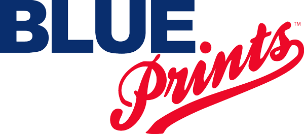 Blue Prints - Color Block Casque (600x264), Png Download