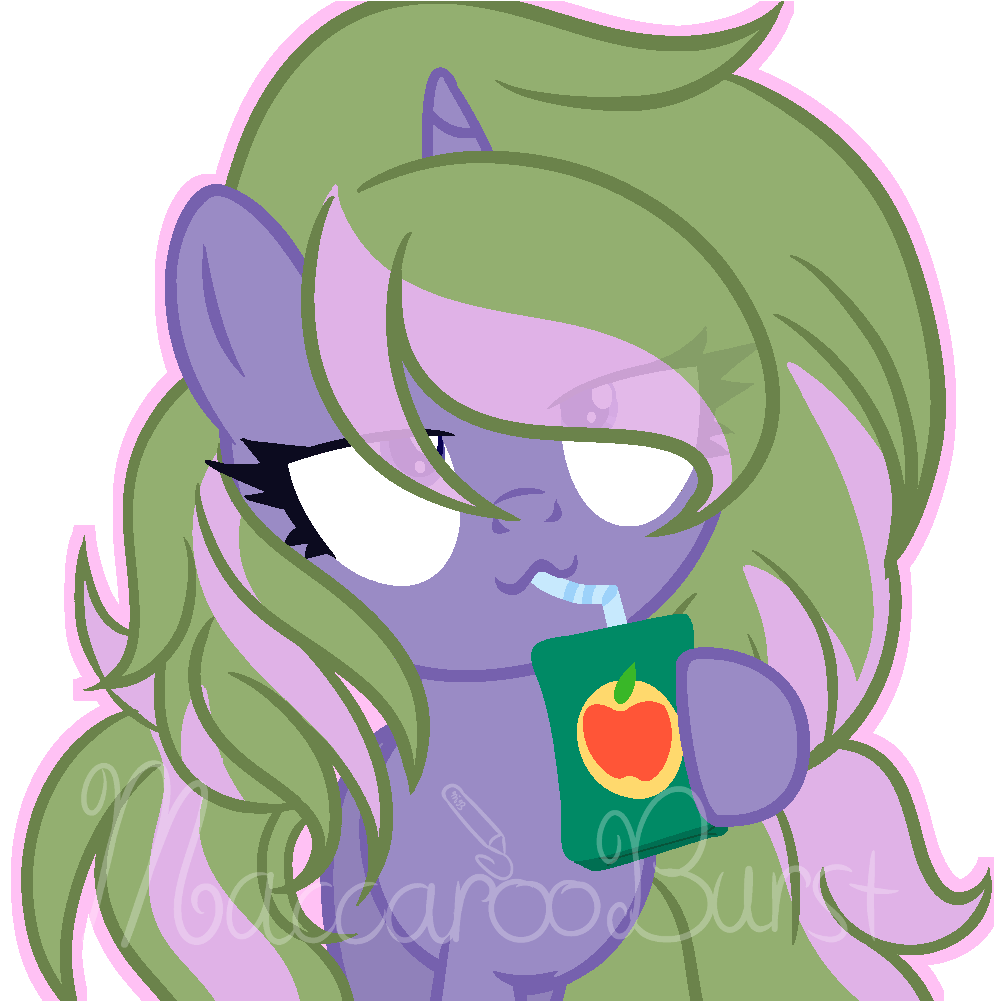 Macaroonburst, Base Used, Female, Juice, Juice Box, - Cartoon (1000x1000), Png Download