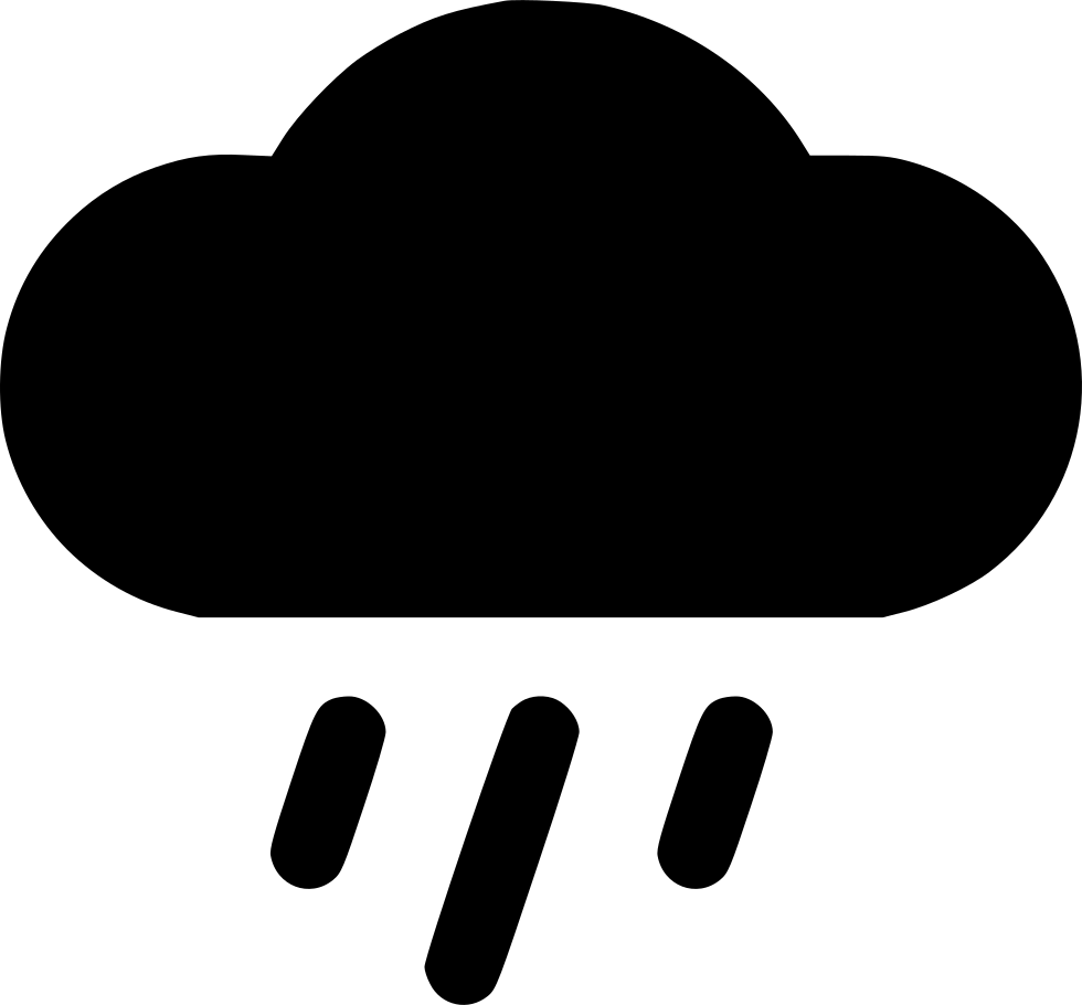 Clouds And Rain Png - Llover Icono Png (980x910), Png Download