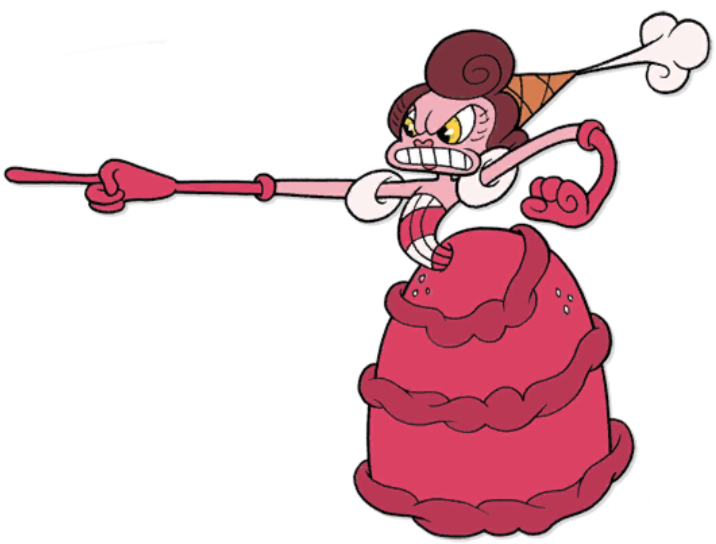 Bon Bon Pointing - Baroness Von Bon Bon (729x557), Png Download