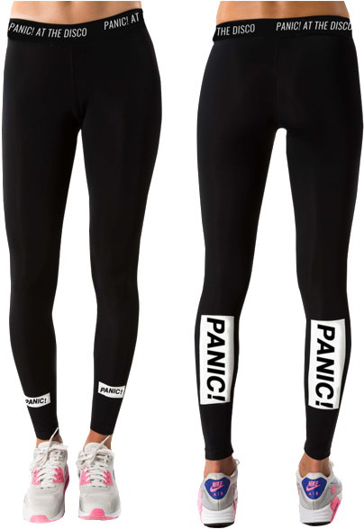 Panic Leggings - Panic At The Disco Bra (600x600), Png Download