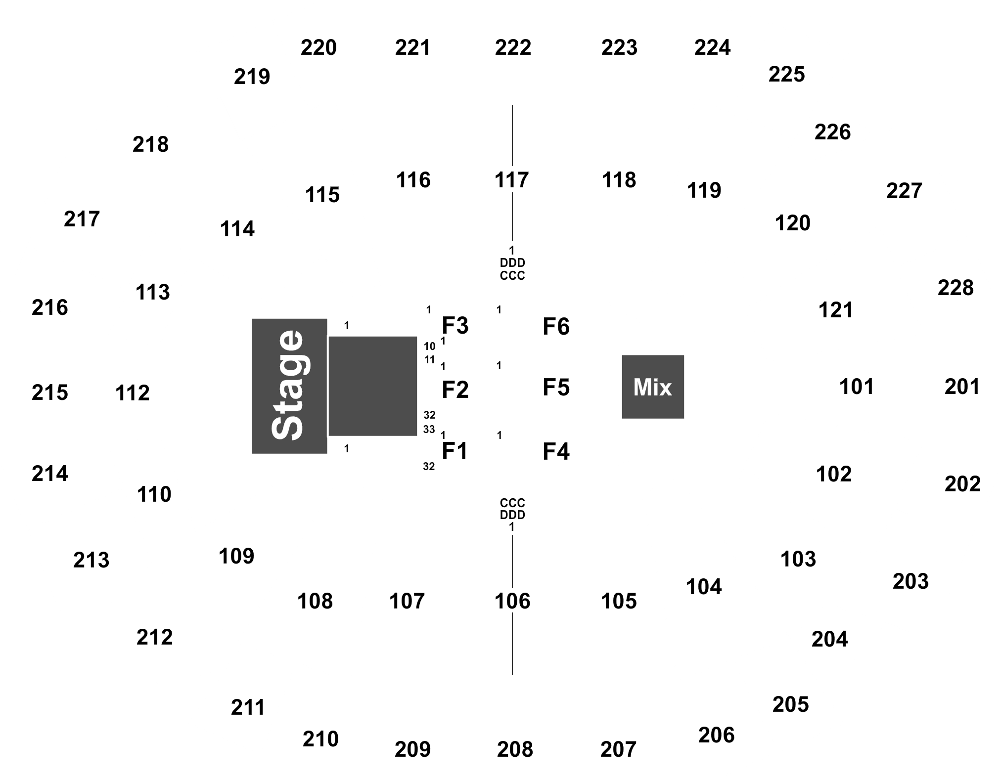 Vip Packages For Panic At The Disco Tickets - Fiserv Forum Seating Chart Pbr (2100x1700), Png Download