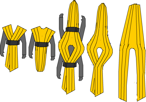 [ Img] - Scorpion Mortal Kombat Costume Diy (500x349), Png Download