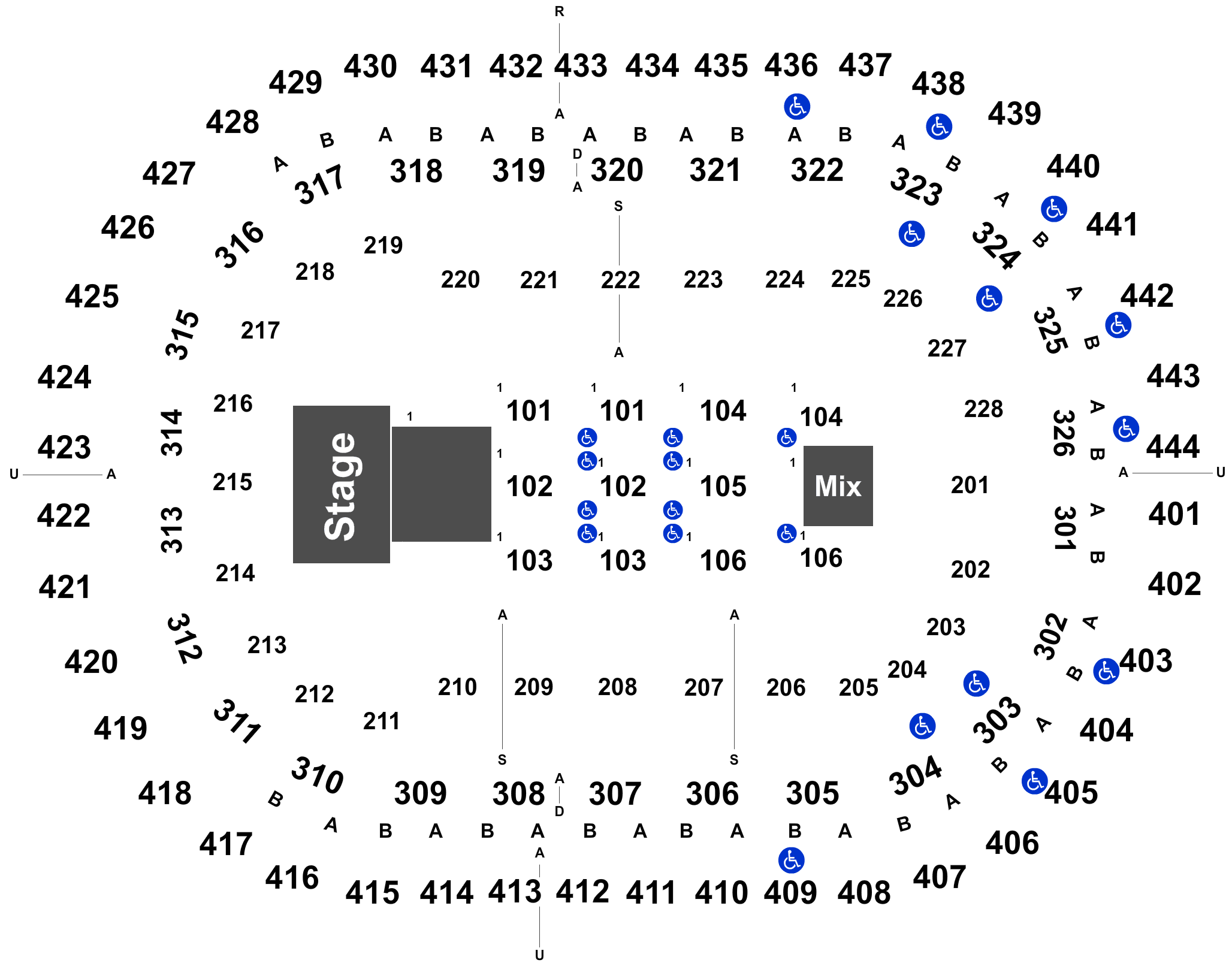 Legend - Section 108 Honda Center (2100x1660), Png Download