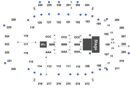 Panic At The Disco, Hayley Kiyoko & Arizona Tickets - Gila River Arena Section 117 (525x370), Png Download