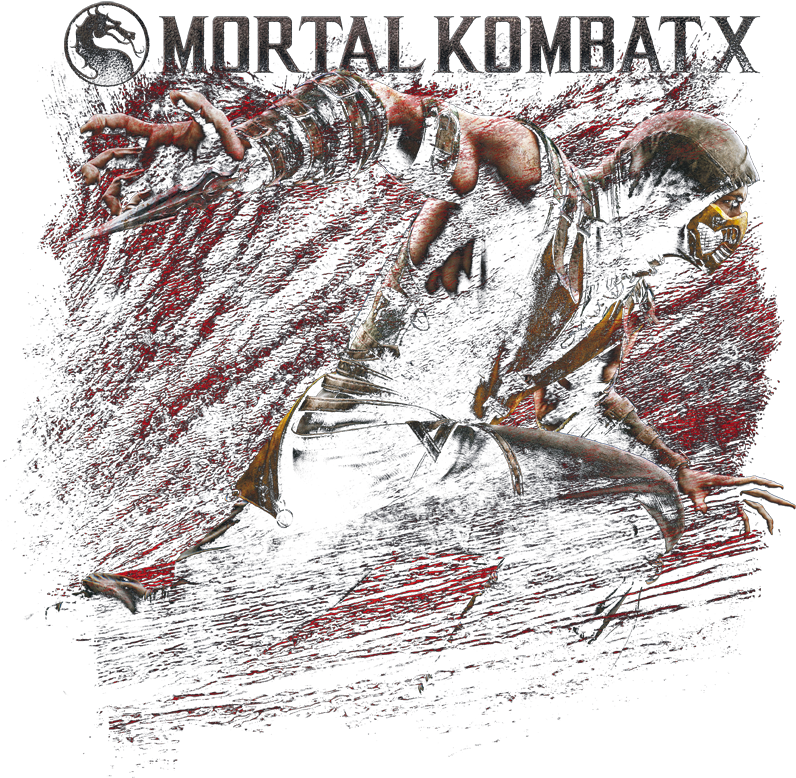 Mortal Kombat Scorpion Lunge Juniors Tank - Mortal Kombat (850x911), Png Download