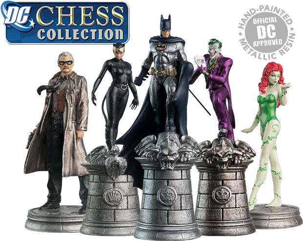 Greatest Characters - Dc Chess Figurine Collection Magazine 1 Batman (680x500), Png Download