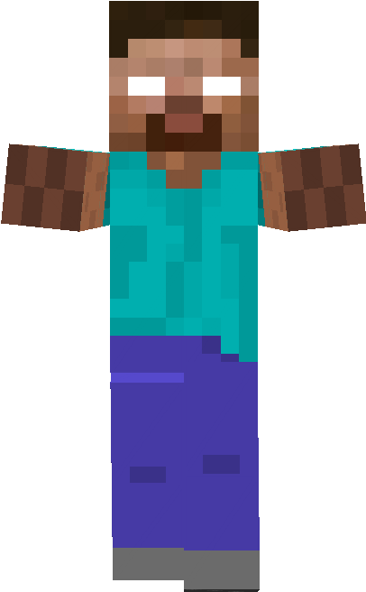 Minecraft Herobrine Zombie - Imagens De Zumbi Do Minecraft (406x668), Png Download