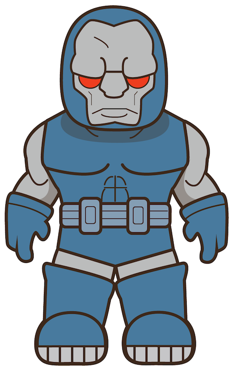 - Darkseid - Cartoon (509x768), Png Download
