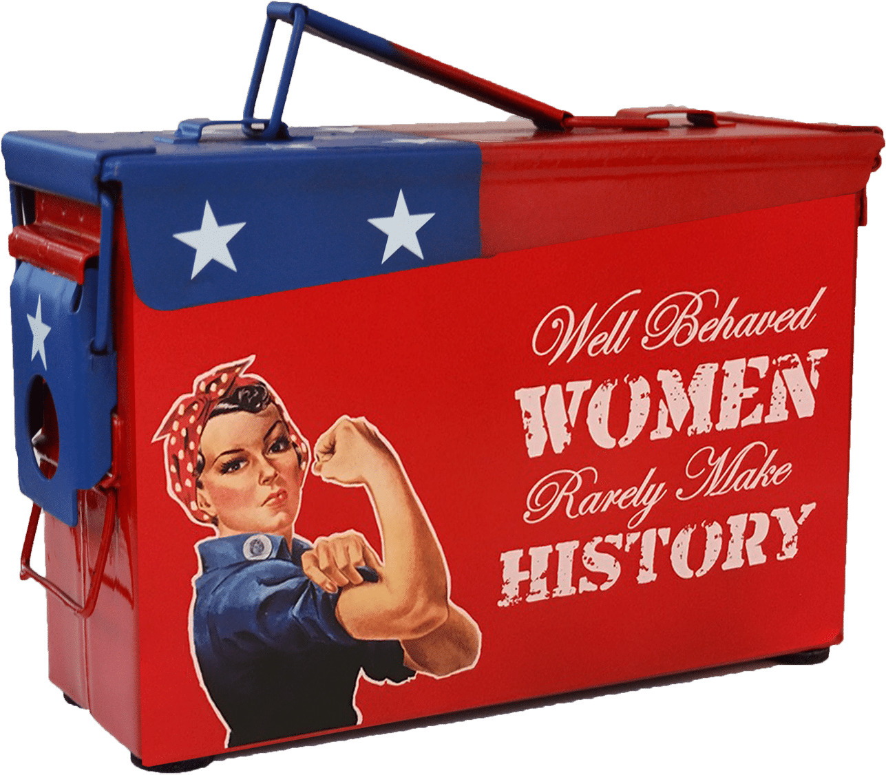 Rosie The Riveter Custom Ammo Can - We Can Do (1500x1500), Png Download