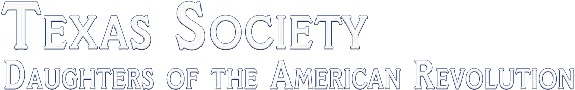 Texas Daughters Of The American Revolution - Texas (1200x267), Png Download