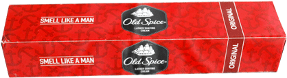 Old Spice Smell Like A Man Shaving Cream 70 - Box (450x450), Png Download