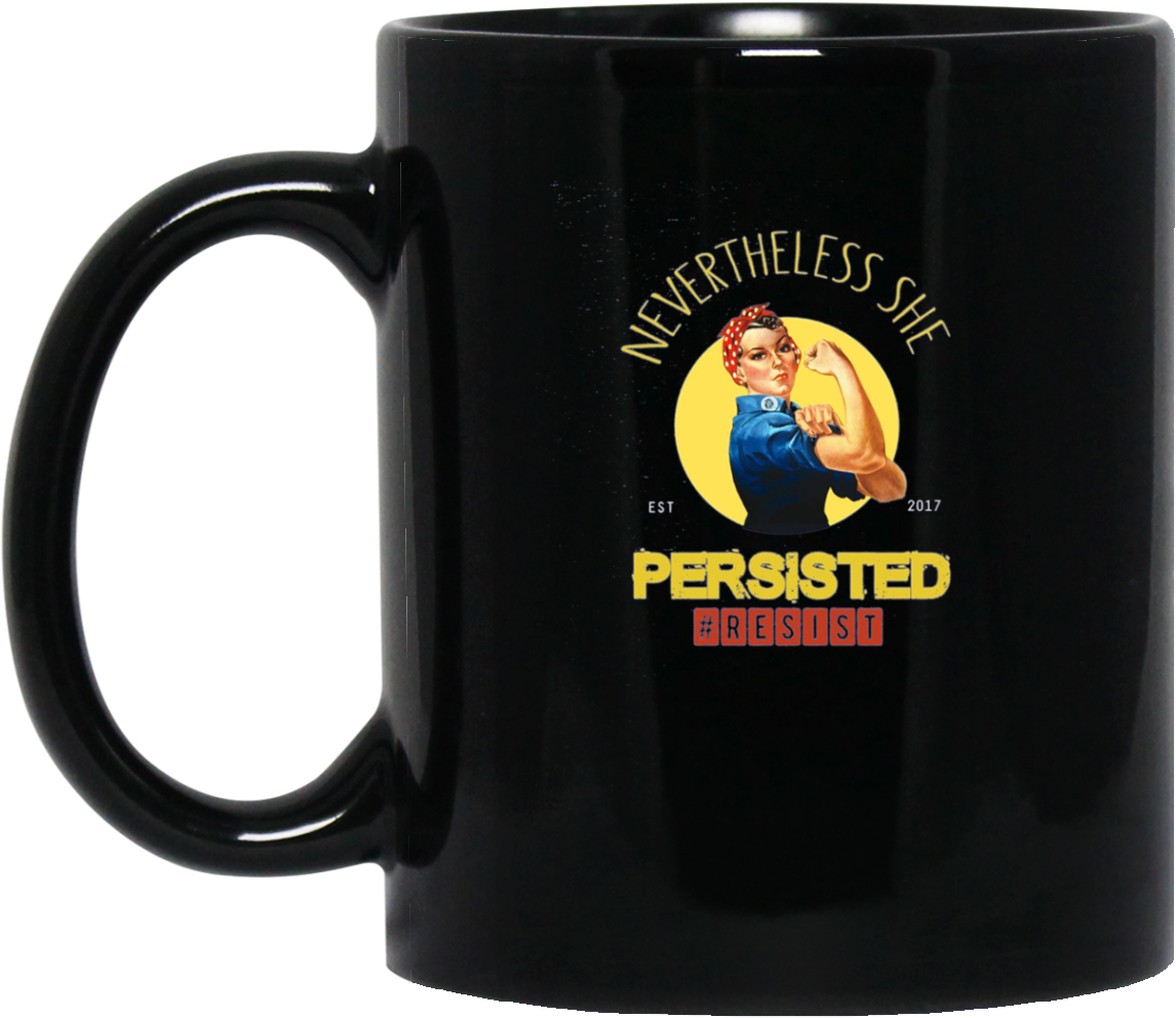 Nevertheless She Persisted Rosie The Riveter Resist - Happy 66th Birthday Dad (1155x1155), Png Download