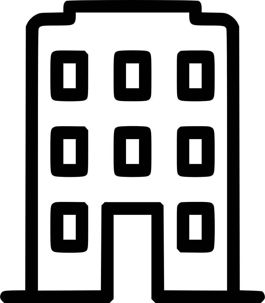 Office Building - - Icon Office Building (858x980), Png Download