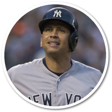 Alex Rodriguez - Baseball Player (768x432), Png Download