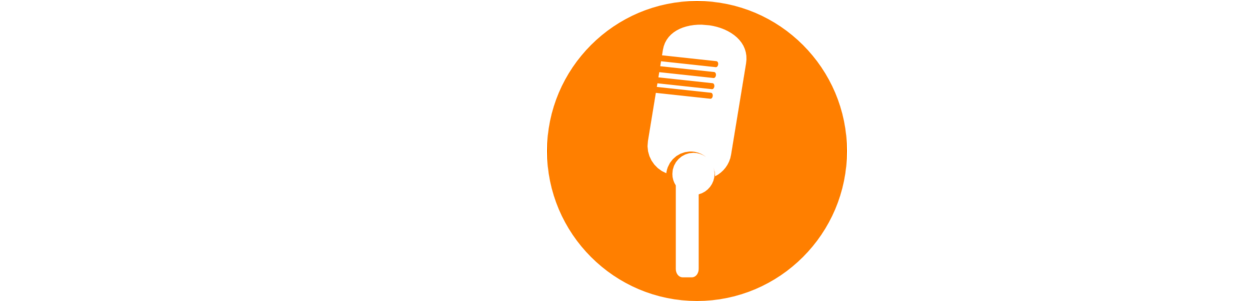 Karaoke Direct - Black Microphone Icon Sticker (1273x300), Png Download