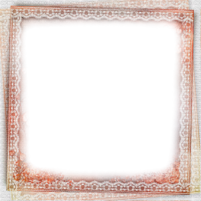 Soave Frame Vintage Pink Peach Lace - Picture Frame (400x400), Png Download