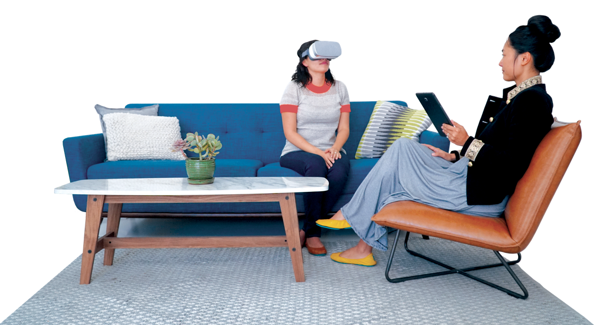 Therapy Session - Virtual Reality (1204x659), Png Download
