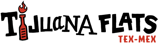 Tijuana Flats Restaurant Now Serving ¡sabor By Texas - Tijuana Flats Logo (600x200), Png Download