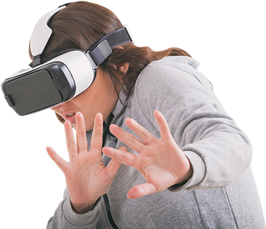 Treating Phobias In Virtual Reality - Virtual Reality Phobia Animated Gif (550x400), Png Download