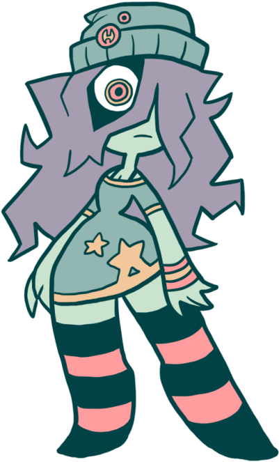 Zombie Gal - Child (500x750), Png Download