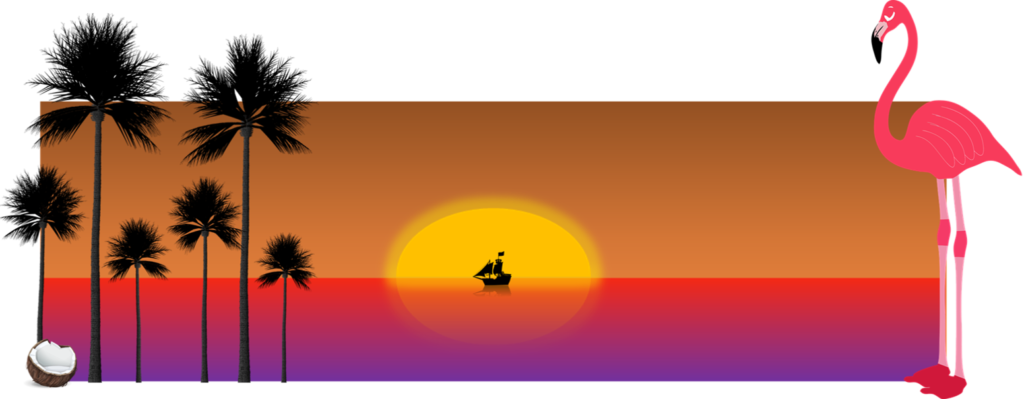 688,000) Is A City On The Pacific Coast In The State - Spaß-strand-personalisierter Monogramm-aufkleber Rechteckiger... (1024x399), Png Download